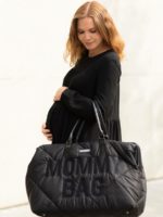 Childhome Сумка для мамы Mommy Bag Puffered Black — изображение 2