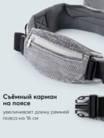 Happy Baby Эргорюкзак BabyWay Grey — изображение 11