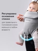 Happy Baby Эргорюкзак BabyWay Grey — изображение 6