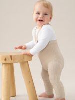 Happy Baby Леггинсы на лямках бежевые — изображение 2