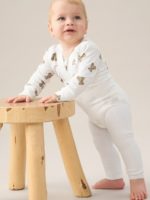 Happy Baby Леггинсы на лямках молочные — изображение 3