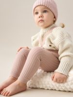 Happy Baby Леггинсы на лямках розовые — изображение 2