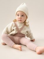 Happy Baby Леггинсы на лямках розовые — изображение 3