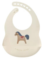 Happy Baby Силиконовый нагрудник Horse