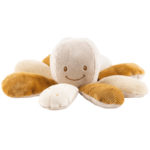 Nattou Игрушка мягкая Soft Toy Lapidou Activity Octopus Caramel
