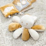 Nattou Игрушка мягкая Soft Toy Lapidou Activity Octopus Caramel — изображение 3