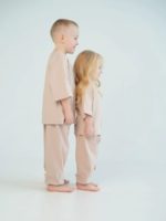 Oops Mommy Комплект (футболка,джоггеры) кофе — изображение 2