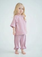 Oops Mommy Комплект (футболка,джоггеры) лиловый — изображение 2