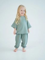 Oops Mommy Комплект одежды (футболка,джоггеры) полынь — изображение 2