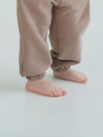 Oops Mommy Костюм из футера с эффектом велюра (толстовка,брюки) шоколад — изображение 7