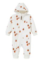 ToucanKids Комбинезон из футера с открытыми ножками апельсинки экрю