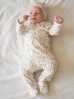 ToucanKids Комбинезон-слип на молнии экрю в крапинку — изображение 5