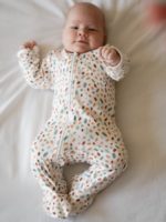 ToucanKids Комбинезон-слип на молнии экрю в крапинку — изображение 8