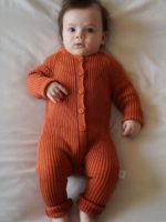 ToucanKids Комбинезон вязаный Simple кирпичный — изображение 4