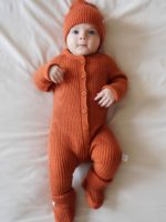 ToucanKids Комбинезон вязаный Simple кирпичный — изображение 3