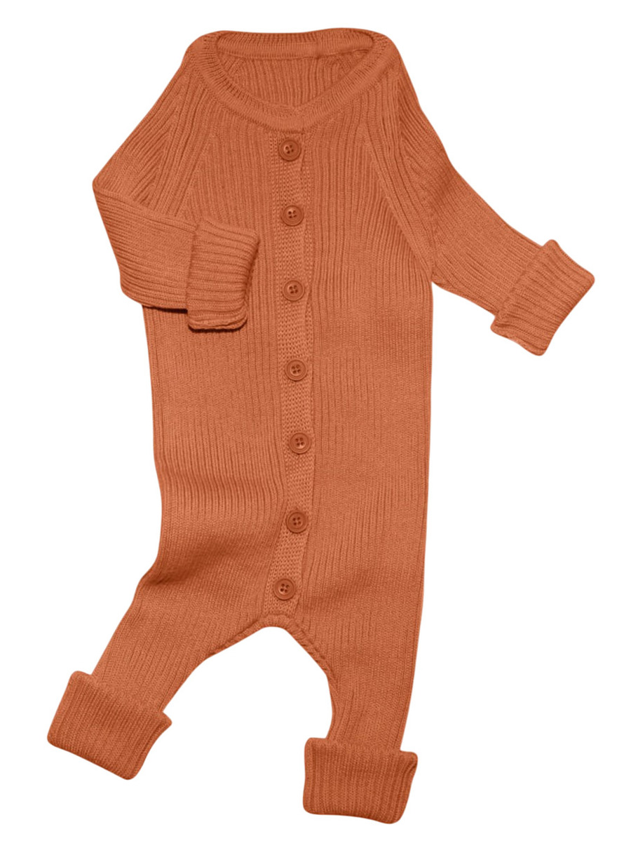 ToucanKids Комбинезон вязаный Simple кирпичный (6) ToucanKids Комбинезон вязаный Simple кирпичный — изображение 1