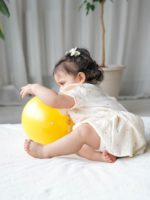 ToucanKids Комплект из муслина (платье и блумеры) цветной горошек — изображение 6