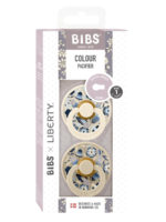 BIBS Набор из 2-х пустышек Liberty Colour Bobo/Ivory Mix 0-6 месяцев — изображение 3