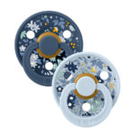 BIBS Набор из 2-х пустышек Liberty Colour Chamomile Lawn/Baby Blue Mix 0-6 месяцев