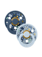 BIBS Набор из 2-х пустышек Liberty Colour Chamomile Lawn/Baby Blue Mix 6-18 месяцев