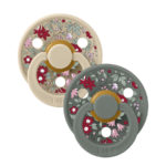 BIBS Набор из 2-х пустышек Liberty Colour Chamomile Lawn/Pine 6-18 месяцев