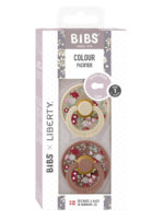 BIBS Набор из 2-х пустышек Liberty Colour Chamomile Lawn/Woodchuck Mix 0-6 месяцев — изображение 3