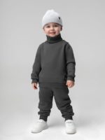 Bodo Костюм из футера с начесом (кофта, брюки) графит