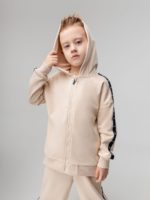 Bodo Костюм из футера (кофта с капюшоном, джоггеры) песочный — изображение 4