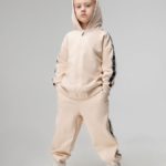 Bodo Костюм из футера (кофта с капюшоном, джоггеры) песочный