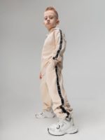 Bodo Костюм из футера (кофта с капюшоном, джоггеры) песочный — изображение 5