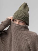 Bodo Вязаная шапка хаки — изображение 5