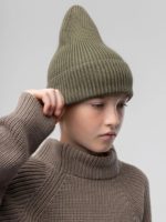 Bodo Вязаная шапка хаки — изображение 4