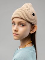 Bodo Вязаная шапка бежевая