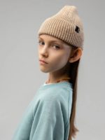 Bodo Вязаная шапка бежевая — изображение 3