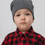 Bodo Шапка из рибаны серый меланж