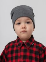 Bodo Шапка из рибаны серый меланж