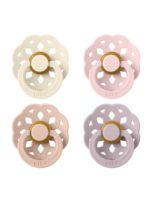 BIBS Набор из 4-х пустышек Boheme Latex Ivory/Blush/Blossom/Dusky Lilac 0-6 месяцев — изображение 2