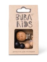 Buba Kids Держатель для пустышки Simple черный — изображение 3