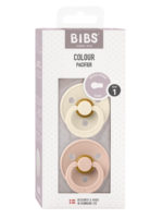 BIBS Набор из 2-х пустышек Colour Latex Ivory/Blush 0-6 месяцев — изображение 3