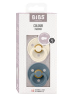 BIBS Набор из 2-х пустышек Colour Latex Ivory/Petrol 0-6 месяцев — изображение 3