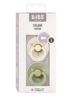 BIBS Набор из 2-х пустышек Colour Latex Ivory/Sage 0-6 месяцев — изображение 3