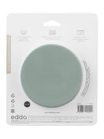 Edda Миска силиконовая на присоске с крышкой шалфей — изображение 8