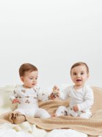 Happy Baby Набор из 2-х ползунков Milky/Bears — изображение 6