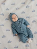Loomknits Плед вязаный Машинки кремовый 120х80см — изображение 3