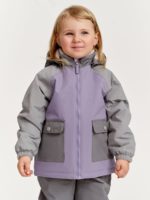 Leokid Демисезонная куртка Lilac Gray