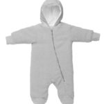 Mansita Демисезонный комбинезон Teddy с закрытыми ножками серый