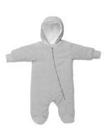 Mansita Демисезонный комбинезон Teddy с закрытыми ножками серый