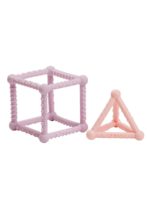 Nattou Игрушка-прорезыватель Lapidou Куб и Пирамида Lilac/Pink — изображение 3