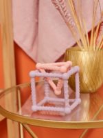Nattou Игрушка-прорезыватель Lapidou Куб и Пирамида Lilac/Pink — изображение 2
