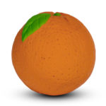 Oli&Carol Мяч из натурального каучука Orange Baby Ball